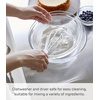 image:imageYamazaki Home Tower Nylon Whisk With Silicone Handle  ScratchResistant Hygienic Dishwasher Safe  Silicone  NylonWhite