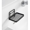 image:imageYamazaki Home Tower Self Adhesive Hygienic Soap Tray Wall Sink Or Shower Mounted Bar Soap Dish  SteelBlack