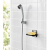 image:imageYamazaki Home Tower Self Adhesive Hygienic Soap Tray Wall Sink Or Shower Mounted Bar Soap Dish  SteelBlack