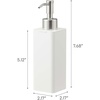 image:imageYamazaki Home Tower Self Adhesive Kitchen Soap Dispener Wall Or Sink Mounted Pump Dispenser for Hand Or Dish Soap  Abs PlasticWhite