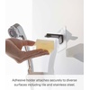 image:imageYamazaki Home Tower Self Adhesive Magnetic Soap Holder Bathroom Wall Mounted Sanitary Bar Soap Hanger for Shower  Abs Plastic