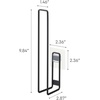 image:imageYamazaki Home Tower Self Adhesive Toilet Paper Holder Organizer Wall Or Toilet Mountable Bathroom Storage  SteelBlack