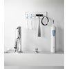 image:imageYamazaki Home Tower Self Adhesive Toothbrush Holder Caddy Wall Or Sink Mounted Electric Toothbrush Organizer  SteelWhite