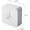 image:imageYamazaki Home Tower SelfAdhesive Kitchen Dish Towel Or Tea Towel Holder Wall Mounted Cloth Hanger  Abs Plastic