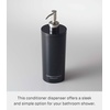 image:imageYamazaki Home Tower Shower Dispenser  Contemporary Bottle Pump  Shampoo  Abs Plastic  169 Fluid Oz 500 MlBlack