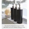 image:imageYamazaki Home Tower Shower Dispenser  Contemporary Bottle Pump  Shampoo  Abs Plastic  169 Fluid Oz 500 MlBlack