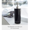 image:imageYamazaki Home Tower Shower Dispenser  Contemporary Bottle Pump  Shampoo  Abs Plastic  169 Fluid Oz 500 MlBlack