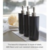 image:imageYamazaki Home Tower Shower Dispenser  Contemporary Bottle Pump  Shampoo  Abs Plastic  169 Fluid Oz 500 MlBlack