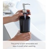 image:imageYamazaki Home Tower Shower Dispenser  Contemporary Bottle Pump  Shampoo  Abs Plastic  169 Fluid Oz 500 MlBlack