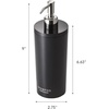 image:imageYamazaki Home Tower Shower Dispenser  Contemporary Bottle Pump  Shampoo  Abs Plastic  169 Fluid Oz 500 MlBlack