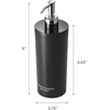 image:imageYamazaki Home Tower Shower Dispenser  Contemporary Bottle Pump  Shampoo  Abs Plastic  169 Fluid Oz 500 MlBlack