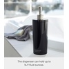 image:imageYamazaki Home Tower Shower Dispenser  Contemporary Bottle Pump  Shampoo  Abs Plastic  169 Fluid Oz 500 MlBlack