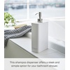 image:imageYamazaki Home Tower Shower Dispenser  Contemporary Bottle Pump  Shampoo  Abs Plastic  24 Fluid Oz 700 Ml