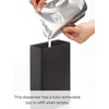 image:imageYamazaki Home Tower Shower Dispenser  Contemporary Bottle Pump  Shampoo Abs Plastic  24 Fluid Oz 700 MlBlack