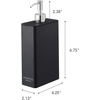 image:imageYamazaki Home Tower Shower Dispenser  Contemporary Bottle Pump  Shampoo Abs Plastic  24 Fluid Oz 700 MlWhite