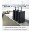 image:imageYamazaki Home Tower Shower Dispenser  Contemporary Bottle Pump  Shampoo Abs Plastic  24 Fluid Oz 700 MlWhite