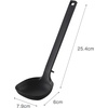 image:imageYamazaki Home Tower Silicone Kitchen Spoon Hygienic With Integrated Tool Rest Floating Clean Design  SiliconeLadle