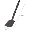 image:imageYamazaki Home Tower Silicone Kitchen Spoon Hygienic With Integrated Tool Rest Floating Clean Design  SiliconeSpatula