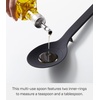 image:imageYamazaki Home Tower Silicone Kitchen Spoon Hygienic With Integrated Tool Rest Floating Clean Design  SiliconeSpoon