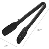image:imageYamazaki Home Tower Silicone Kitchen Spoon Hygienic With Integrated Tool Rest Floating Clean Design  SiliconeTongs