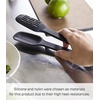 image:imageYamazaki Home Tower Silicone Kitchen Spoon Hygienic With Integrated Tool Rest Floating Clean Design  SiliconeTongs