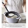 image:imageYamazaki Home Tower Silicone Ladle  Ladle  Silicone BlackLadle