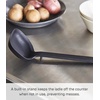 image:imageYamazaki Home Tower Silicone Ladle  Ladle  Silicone BlackLadle