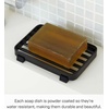 image:imageYamazaki Home Tower Soap Tray  Steel Holder Dish for Sink  SteelBlack