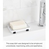 image:imageYamazaki Home Tower Soap Tray  Steel Holder Dish for Sink  SteelWhite