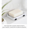 image:imageYamazaki Home Tower Soap Tray  Steel Holder Dish for Sink  SteelWhite