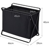 image:imageYamazaki Home Tower Space Saving Storage Hamper  Floor 16  Steel  85 Gallon 32 LitersBlack