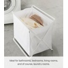 image:imageYamazaki Home Tower Space Saving Storage Hamper  Floor 16  Steel  85 Gallon 32 LitersWhite