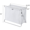 image:imageYamazaki Home Tower Space Saving Storage Hamper  Floor 16  Steel  85 Gallon 32 LitersWhite