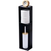 image:imageYAMAZAKI Home Bathroom Organizer Steel No AssemblyBlack