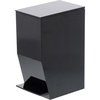 image:imageYAMAZAKI Home Sanitary Step Trash Can  Small Space Waste Bin for Bathroom Kitchen ABS Plastic One Size WhiteBlack