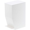 image:imageYAMAZAKI Home Sanitary Step Trash Can  Small Space Waste Bin for Bathroom Kitchen ABS Plastic One Size WhiteWhite