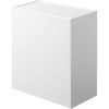 image:imageYAMAZAKI Home Tower Compact Wall Bin With Lid amp Tray Small Storage Container or Waste Holder for Bathroom amp KitchenWhite