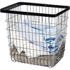 image:imageYAMAZAKI Home Tower Laundry Basket  Storage Hamper 15  Steel  875 Gallons 33 Liters  Open wire frame laundry basket promotes airflow to keep clothes fresh Built for everyday use Keeps essentials organizedBlack