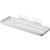 image:imageYAMAZAKI Home Tower SelfAdhesive Bathroom Sink Organizer Rack  Versatile Storage For Toothbrushes Makeup Hair Products  Easy Installation On Tile Plastic Metal  SpaceSaving Tray  SteelWhite