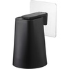 image:imageYamazaki 5488 Film Hook Magnetic Tumbler Black Approx W 28 x D 28 x H 37 inches 7 x 75 x 95 cm Tumbler Approx 28 x 30 x 49 inches 7 x 75 x 125 cm Whole When Storeed Tower