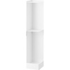 image:imageYamazaki Home Slim Rolling Toilet Paper Storage Cart for Bathroom Black  Slim toilet paper organizer and rolling bathroom storage Features an adjustable shelf amp durable steel toilet paper stockerWhite