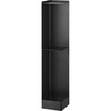 image:imageYamazaki Home Slim Rolling Toilet Paper Storage Cart for Bathroom White  Slim toilet paper organizer and rolling bathroom storage Features an adjustable shelf amp durable steel toilet paper stockerBlack