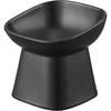 image:imageYamazaki Home Tower Elevated Ceramic Pet Food Bowl  Angled NonSlip Microwave amp Dishwasher Safe  67OzBlack