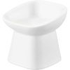 image:imageYamazaki Home Tower Elevated Ceramic Pet Food Bowl  Angled NonSlip Microwave amp Dishwasher Safe  67OzWhite