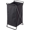 image:imageYamazaki Home Tower Laundry Basket  Foldable Storage Hamper Organizer 25  Steel  109 Gallons 45 Liters  Lightweight collapsible laundry basket ideal for small spaces A smart fit for modern homes Keeps essentials organizedBlack