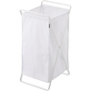 image:imageYamazaki Home Tower Laundry Basket  Foldable Storage Hamper Organizer 25  Steel  109 Gallons 45 Liters  Lightweight collapsible laundry basket ideal for small spaces A smart fit for modern homes Keeps essentials organizedWhite