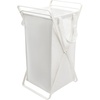 image:imageYamazaki Home Tower Laundry Hamper Clothes Basket With Cotton Liner  Small 252  Steel  Cotton  12 Gallons 45 LitersWhite