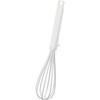 image:imageYamazaki Home Tower Nylon Whisk With Silicone Handle  ScratchResistant Hygienic Dishwasher Safe  Silicone  NylonWhite