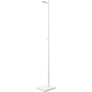 image:imageYAMAZAKI Home Freestanding Coat Rack with Weighted Base Wood Pegs White  Modern freestanding coat hook hanger designed for entryways offices or bedrooms Sturdy weighted base Easy assemblyWhite