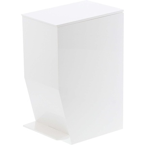 image:imageYAMAZAKI Home Sanitary Step Trash Can  Small Space Waste Bin for Bathroom Kitchen ABS Plastic One Size WhiteWhite